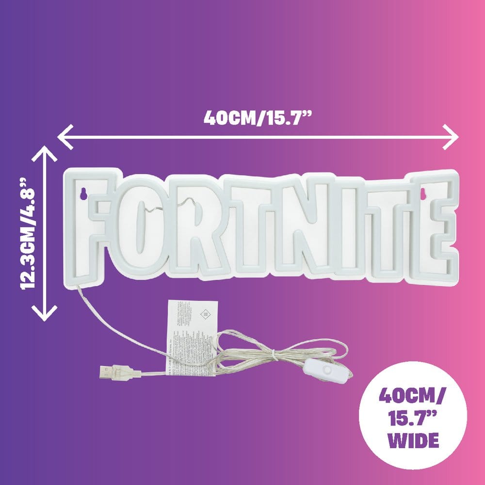 Fortnite Lámpara Wall Mountable LED Neon 40 cm