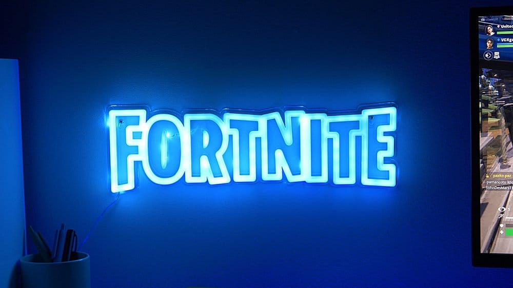 Fortnite Lámpara Wall Mountable LED Neon 40 cm