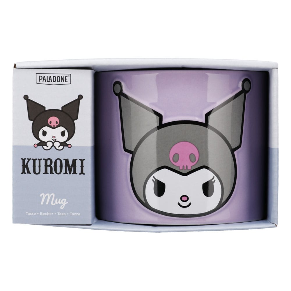 Taza con relieve paladone hello kitty kuromi