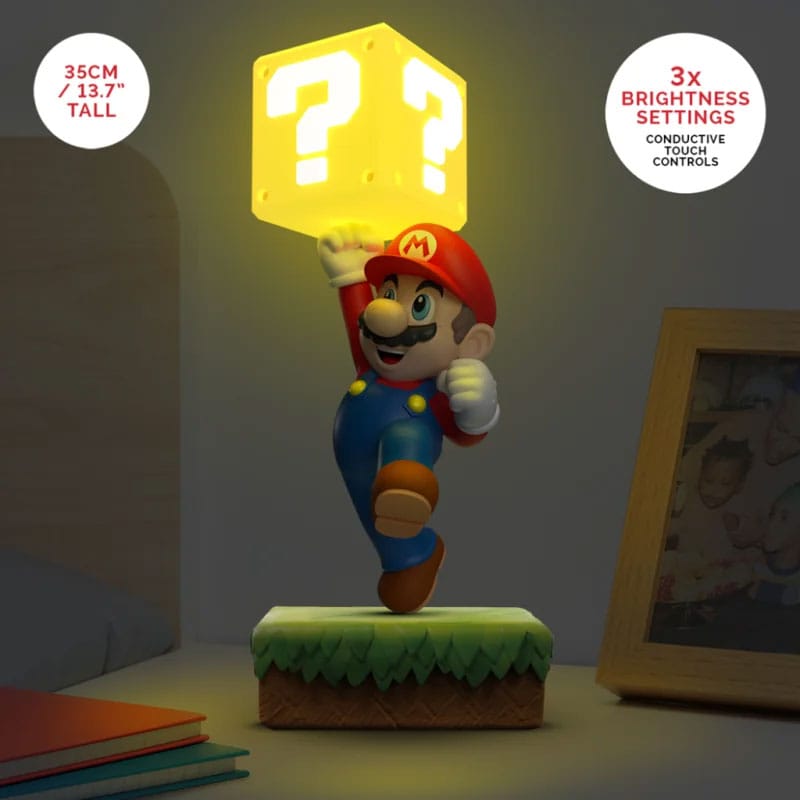 Super Mario Lámpara Diorama Mario Frikytopia