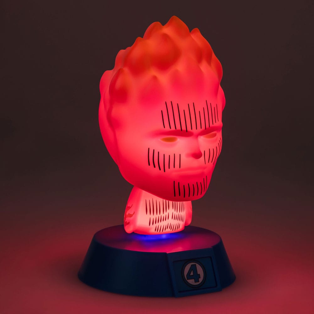 Fantastic Four Lámpara Icons Human Torch 11 cm
