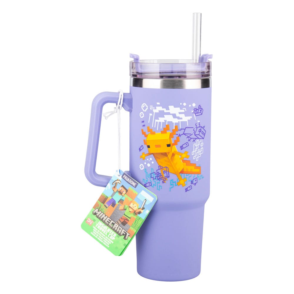 Vaso termo con pajita paladone minecraft