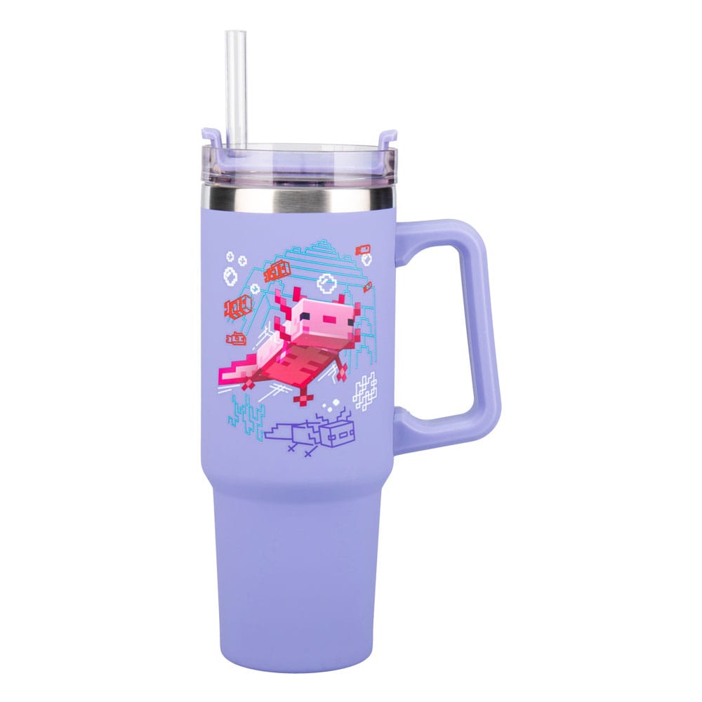 Vaso termo con pajita paladone minecraft