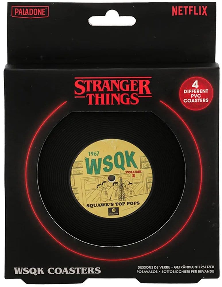 Stranger Things 5 Pack de 4 Posavasos WSQK