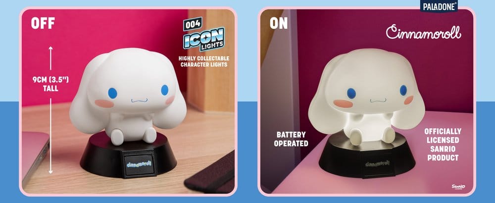 Sanrio Lámpara Icon Cinnamoroll 9 cm