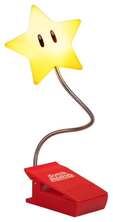 Super Mario Lámpara Super Star Clip 33 cm Frikytopia