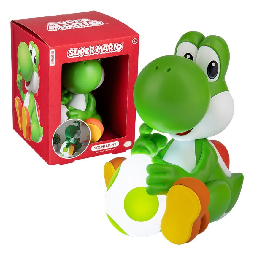 Super Mario Lámpara GloBuddies Yoshi 18 cm