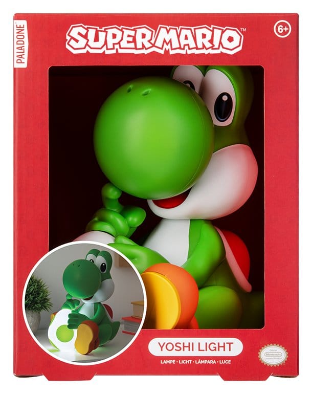 Super Mario Lámpara GloBuddies Yoshi 18 cm