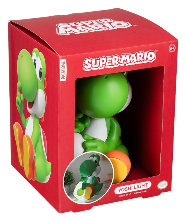 Super Mario Lámpara GloBuddies Yoshi 18 cm