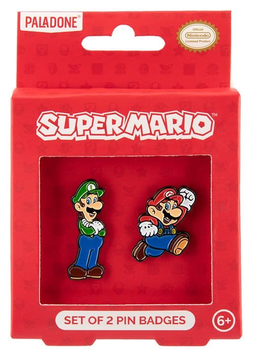 Super Mario Chapa Pack de 2