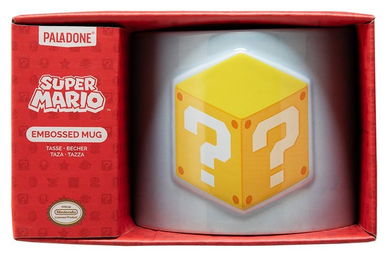 Super Mario Taza Embossed