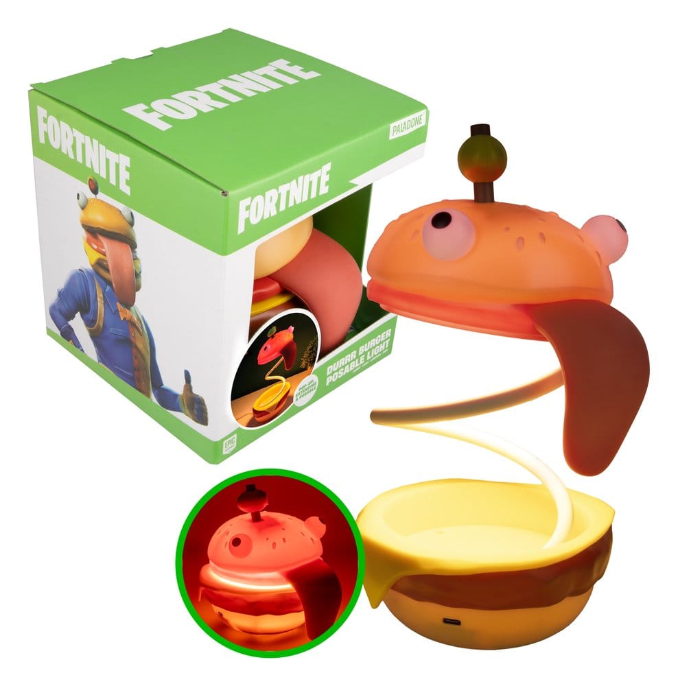 Fortnite Lámpara Durrr Burger Posable 30 cm