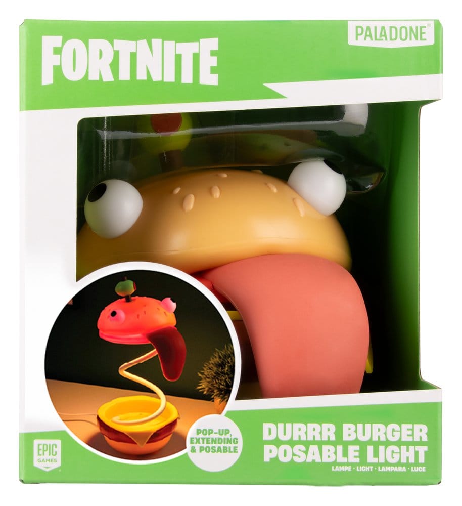 Fortnite Lámpara Durrr Burger Posable 30 cm