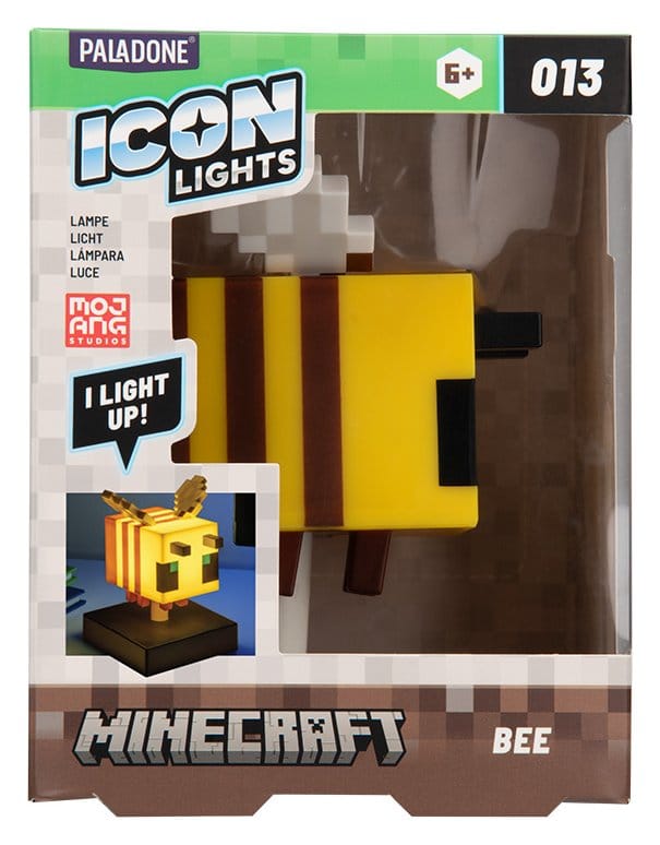 Minecraft Icon Lámpara Bee 11 cm