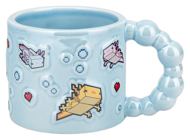 Minecraft Taza Axolotl Bubble Shaped Frikytopia