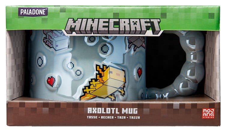 Minecraft Taza Axolotl Bubble Shaped