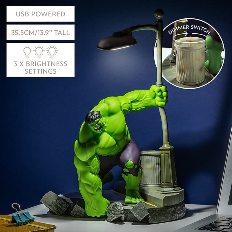 Marvel Lámpara Diorama Hulk