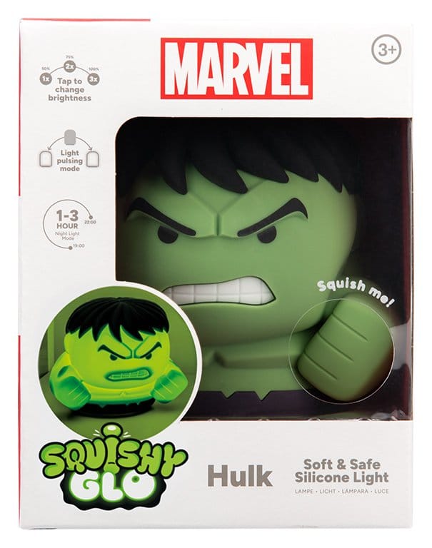 Marvel Universe SquishyGlo Lámpara Hulk Rechargeable 15 cm
