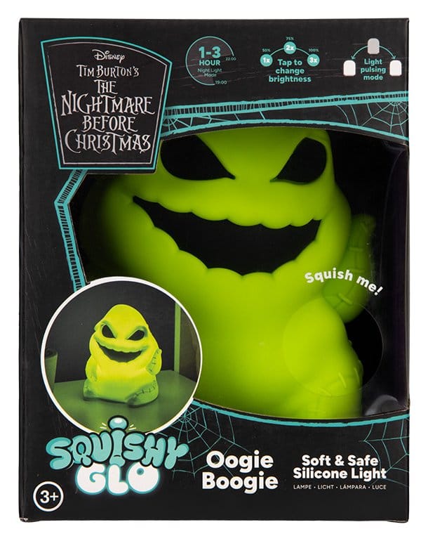 Pesadilla antes de Navidad SquishyGlo Lámpara Oogie Boogie Rechargeable 16 cm