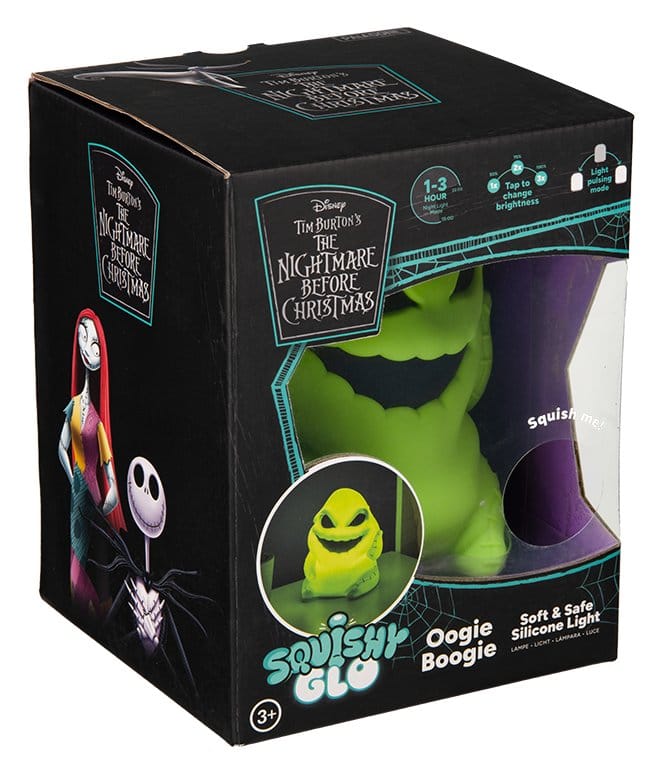 Pesadilla antes de Navidad SquishyGlo Lámpara Oogie Boogie Rechargeable 16 cm
