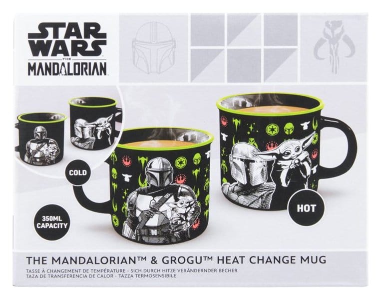 Star Wars: The Mandalorian Taza sensitiva al calor Mandalorian and Grogu Frikytopia