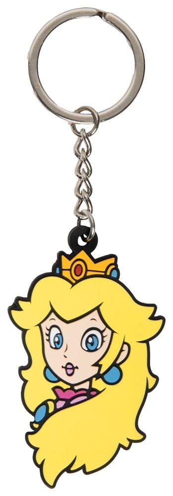 Super Mario Llavero Princess Peach PVC 6 cm Frikytopia