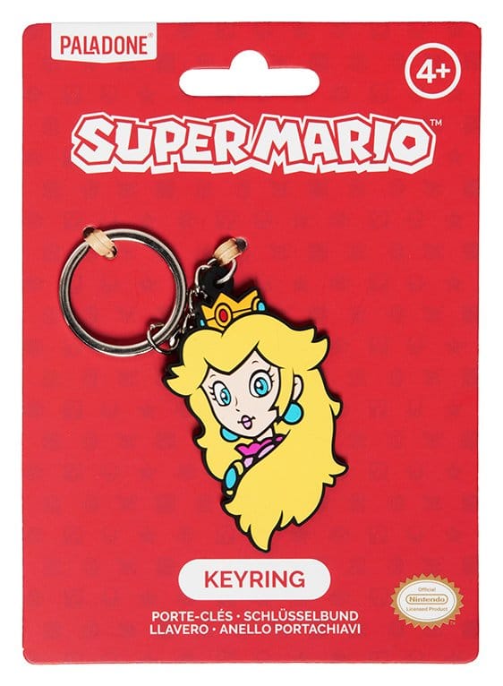 Super Mario Llavero Princess Peach PVC 6 cm