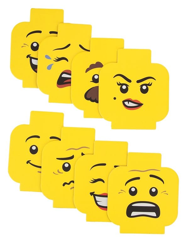 Lego Pack de 8 Posavasos Cartas