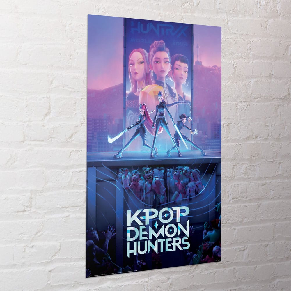Las guerreras K-pop Set de 4 Pósteres Movie Key Art 61 x 91 cm (4)