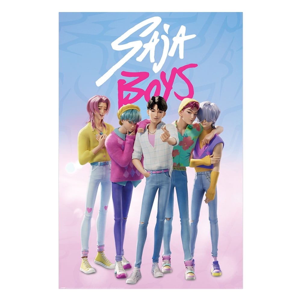 Las guerreras K-pop Set de 4 Pósteres Saja Boys 61 x 91 cm (4) Frikytopia