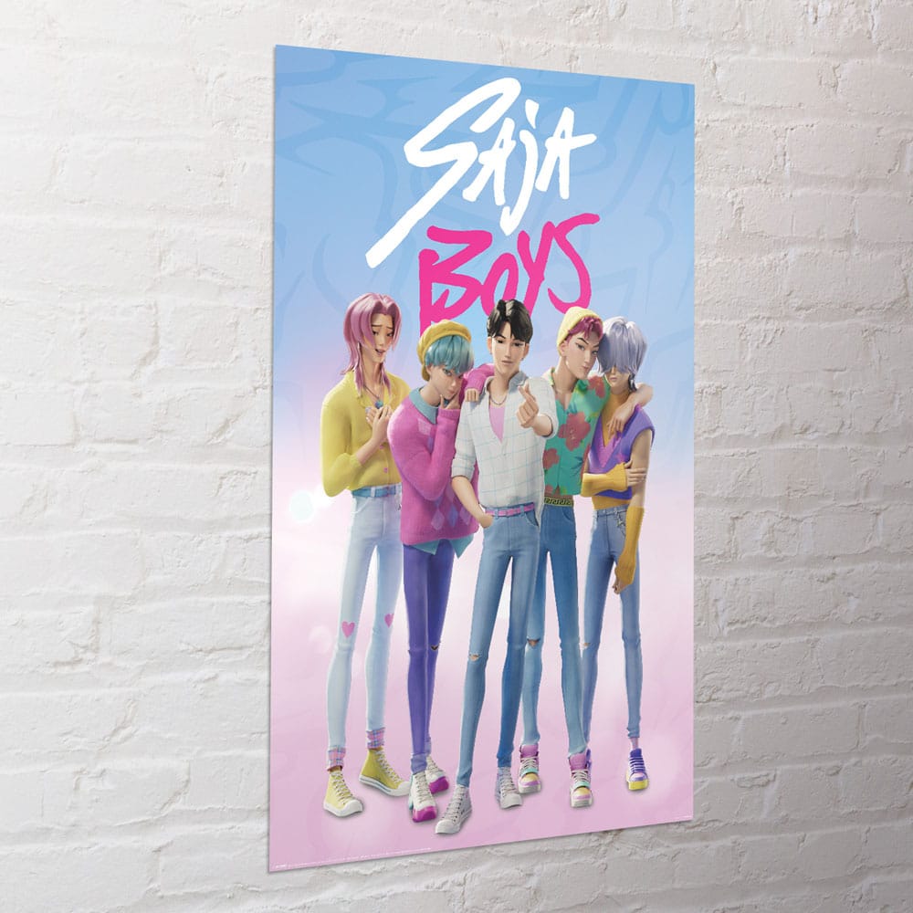 Las guerreras K-pop Set de 4 Pósteres Saja Boys 61 x 91 cm (4)