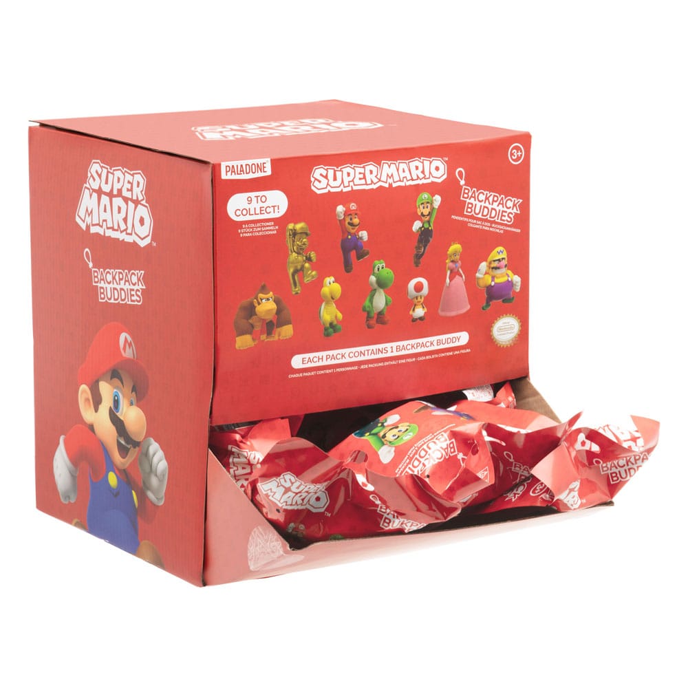 Super Mario Colgantes para maletas Mystery Bags Exspositor (24)