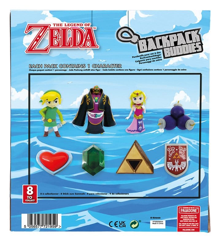 The Legend of Zelda Llavero Backpack Buddies Series 2 V3 Blind-Bag Expositor (24)