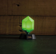 Legend of Zelda lámpara 3D Green Rupee 10 cm