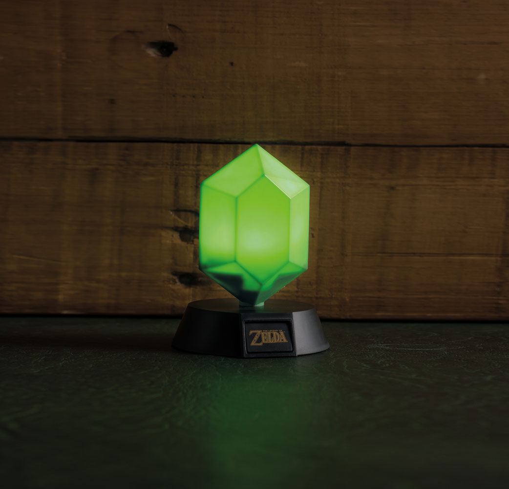 Legend of Zelda lámpara 3D Green Rupee 10 cm Frikytopia