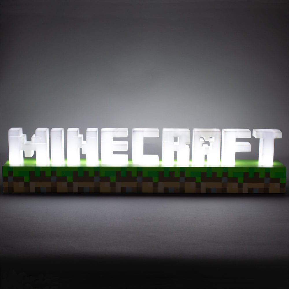 Minecraft Lampara Logo 41 cm