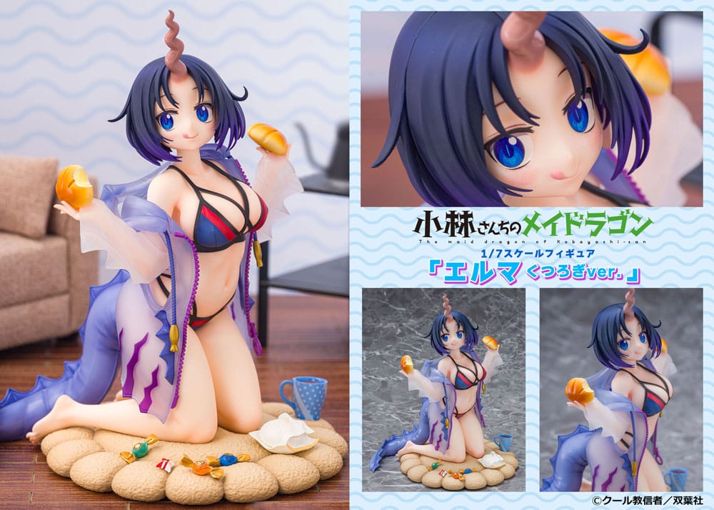 Miss Kobayashi´s Dragon Maid Estatua PVC 1/7 Elma Dragon hoodie Ver. 20 cm