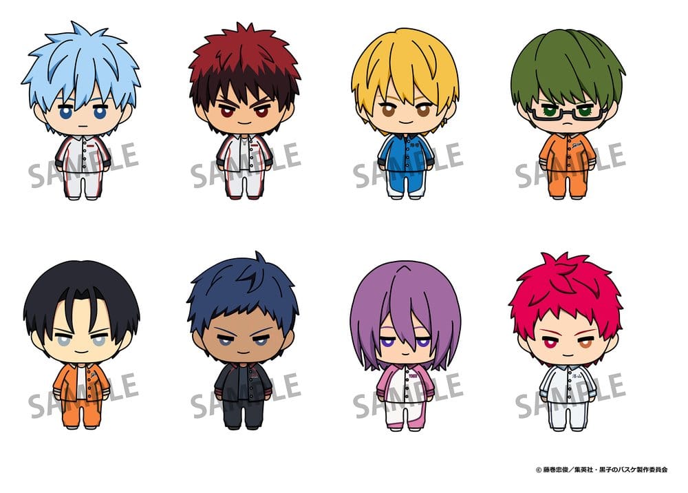 Kuroko's Basketball Nyokinto Mascot Figuras Mini Cajas Sorpresas Expositor 6 cm (8)