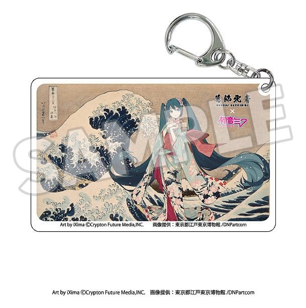 Katsushika Hokusai x Hatsune Miku Llaveros acrilico Cajas Sorpresas Surtido (8)