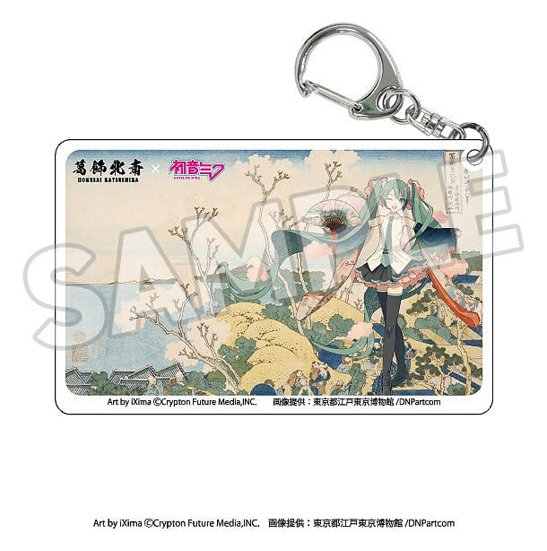 Katsushika Hokusai x Hatsune Miku Llaveros acrilico Cajas Sorpresas Surtido (8)