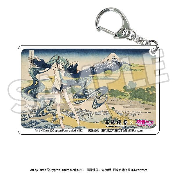 Katsushika Hokusai x Hatsune Miku Llaveros acrilico Cajas Sorpresas Surtido (8)