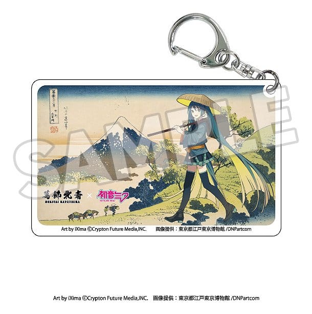 Katsushika Hokusai x Hatsune Miku Llaveros acrilico Cajas Sorpresas Surtido (8)