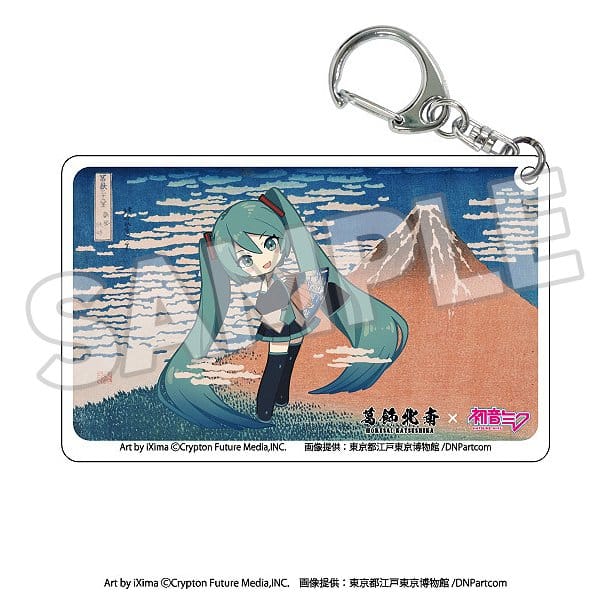 Katsushika Hokusai x Hatsune Miku Llaveros acrilico Cajas Sorpresas Surtido (8)