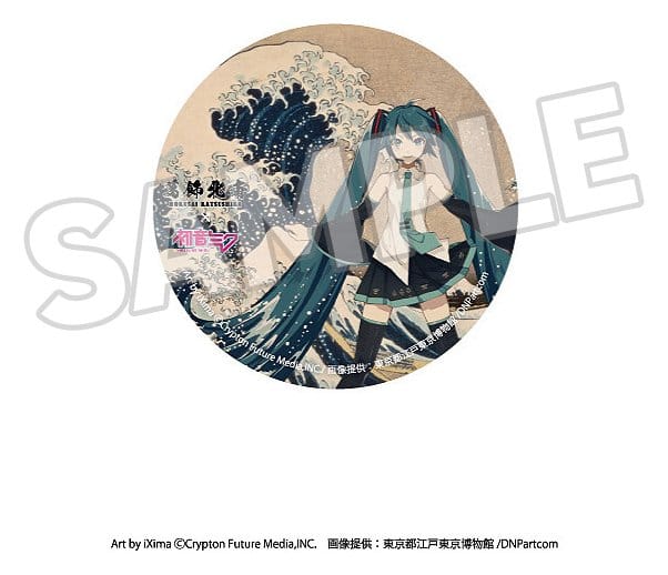 Katsushika Hokusai x Hatsune Miku Chapas 6 cm Cajas Sorpresa Surtido (8)