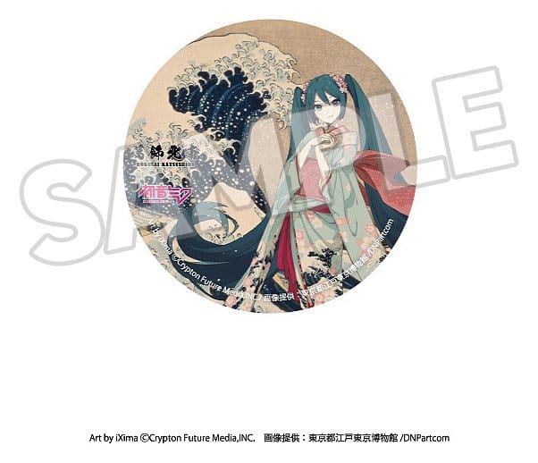 Katsushika Hokusai x Hatsune Miku Chapas 6 cm Cajas Sorpresa Surtido (8)