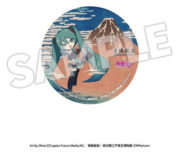 Katsushika Hokusai x Hatsune Miku Chapas 6 cm Cajas Sorpresa Surtido (8)