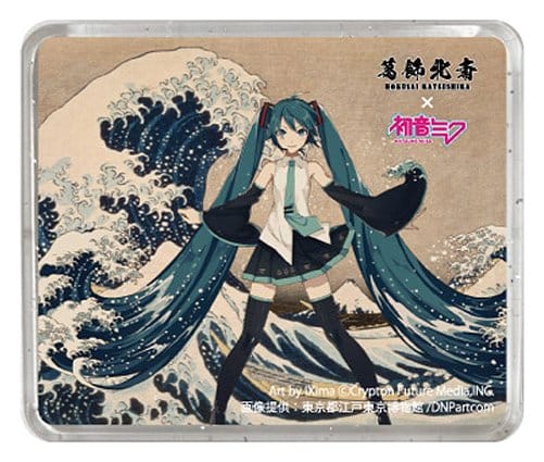 Katsushika Hokusai x Hatsune Miku Imán 3D Thirty-six Views of Mount Fuji The Great Wave off Kanagawa Frikytopia