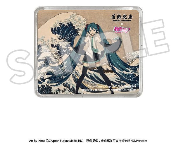 Katsushika Hokusai x Hatsune Miku Imán 3D Thirty-six Views of Mount Fuji The Great Wave off Kanagawa