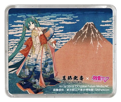 Katsushika Hokusai x Hatsune Miku Imán 3D Thirty-six Views of Mount Fuji Fine Wind, Clear Morning Frikytopia