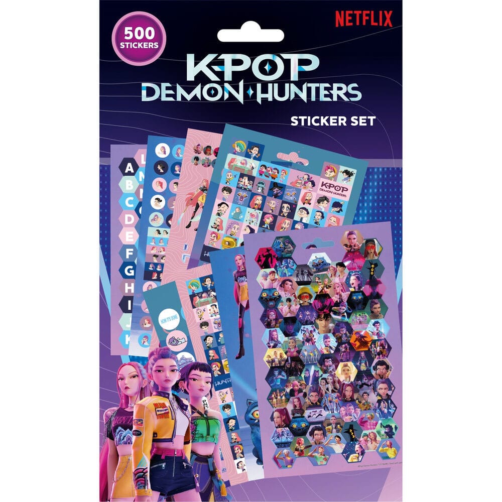 KPop Demon Hunters Pegatina Pack (500) Frikytopia